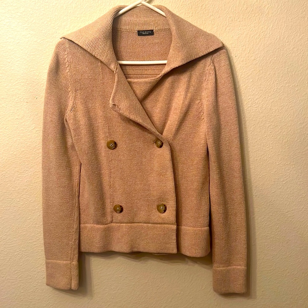 Talbots sweater khaki